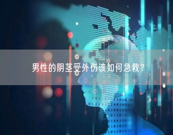 男性的阴茎受外伤该如何急救？